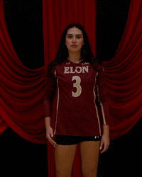 Elon Volleyball GIF by Elon Phoenix