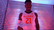 Ncaa Basketball GIF by Fighting Illini Athletics