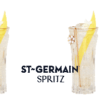 stgermaindrinks happy hour spritz st germain st germain elderflower liqueur Sticker