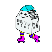 Skate Casa Sticker