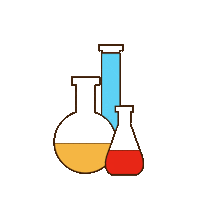 Boooooooooooom school color science bottle Sticker