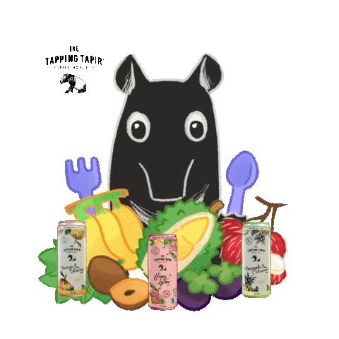 Best Friends Chill Sticker by The Tapping Tapir