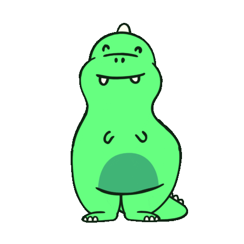pinchejoje dance dancing dinosaur dino Sticker