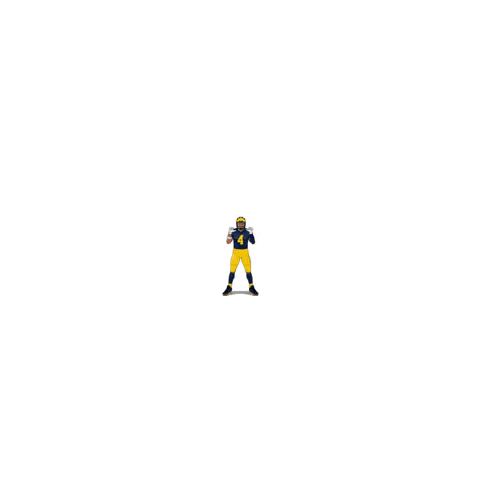 Go Blue College Football GIF by SportsManias