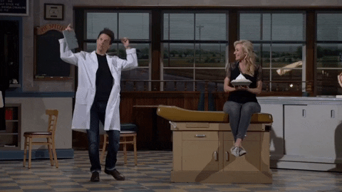 excited jason mraz GIF by Waitress The Musical