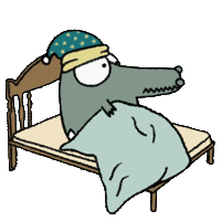 Sleepy Good Night Sticker