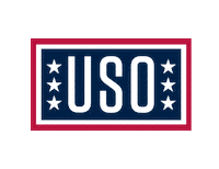 the_uso army military navy patriotic Sticker