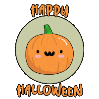 Happy Jack O Lantern Sticker by Partipost