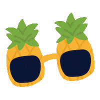 ShopfareastFEO sunglasses cny shades pineapple Sticker