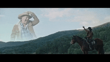 Screaming Cowboy Howdy Pardner GIF by Jason Clarke