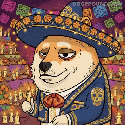 Day Of The Dead Dog GIF by Doge Pound