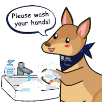 Willis Washhands Sticker by UOW Malaysia KDU