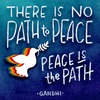 World Peace GIF by INTO ACTION