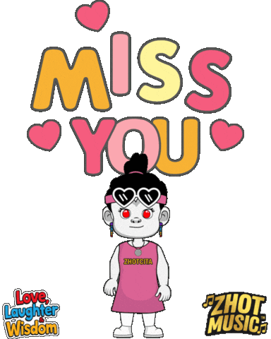 Miss U Sticker by Zhotcita