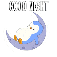 Tired Good Night Sticker by Pudgy Penguins
