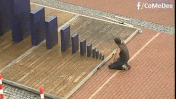 butterfly domino GIF