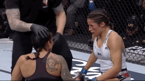 Amanda Nunes Hug GIF by UFC