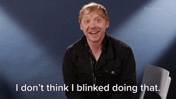 I Don't Think I Blinked