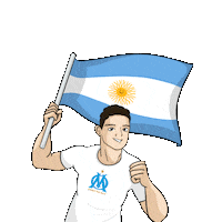 Pays Boca Juniors Sticker by Olympique de Marseille