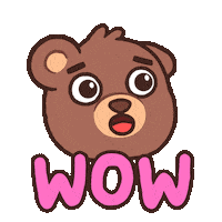 No Way Wow Sticker by BEARISH