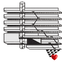 Karta Bibliotek Sticker by TioTretton