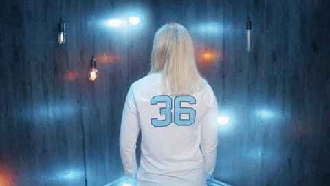 University Of North Carolina Hair Flip GIF by UNC Tar Heels