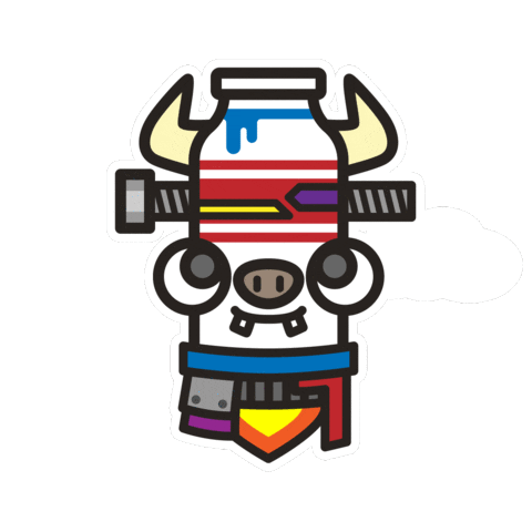 Robot Fly Sticker