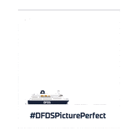 DFDS travel sea sailing sail Sticker
