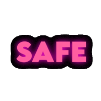 Cyberzcrew pink neon safe pregame Sticker