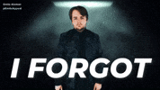 Dont Know Forget GIF