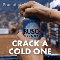Busch Light Crack A Cold One GIF by Busch Beer