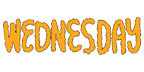 Wednesday Morning Day Sticker