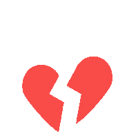 Broken Heart Love Sticker by Javi Roque