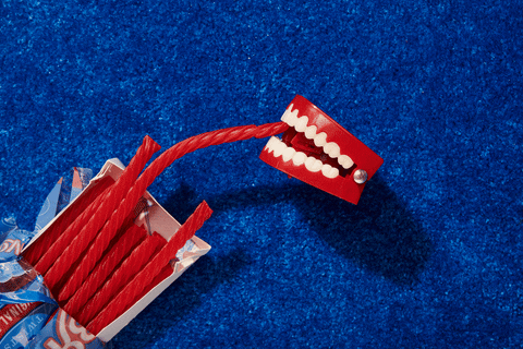 Lets Eat Bite GIF by Linnea Bullion