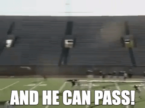 and he can pass friday night lights GIF