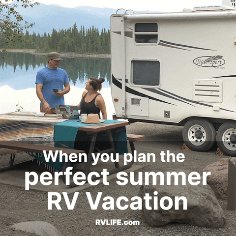 Rving Summer Vacay GIF by RV LIFE Pro