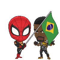 Brazil Olympics Sticker by Spider-Man