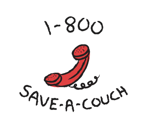 couch nuggetcomfort Sticker by Nugget