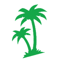 Palm Tree Beach Sticker by Harveys Seatbelt Bag