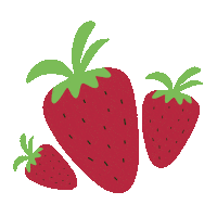 Fruit Strawberry Sticker