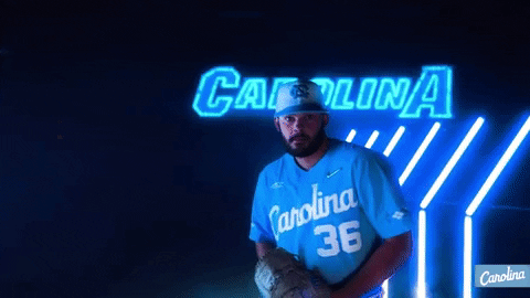 North Carolina Baseball GIF by UNC Tar Heels