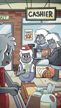 Awkward Sheep GIF by The Sad Times