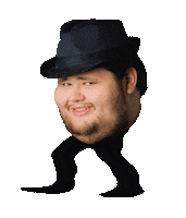 Dance Beard Sticker by Todd Rocheford