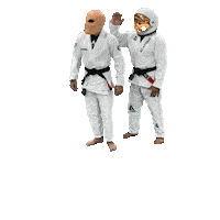 Street Fighter Astronaut Sticker by Academy Jiu-Jitsu