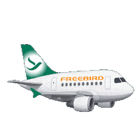 Travel Flying Sticker by Freebird Airlines