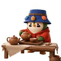 Pouring Tea Time Sticker by ZaddyFi