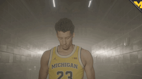 Go Blue College Basketball GIF by Michigan Athletics