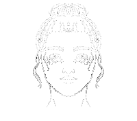 Girl Face Sticker