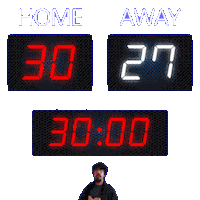 27 Away Sticker