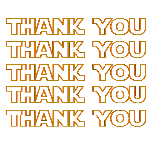 Thanks Thank You Sticker